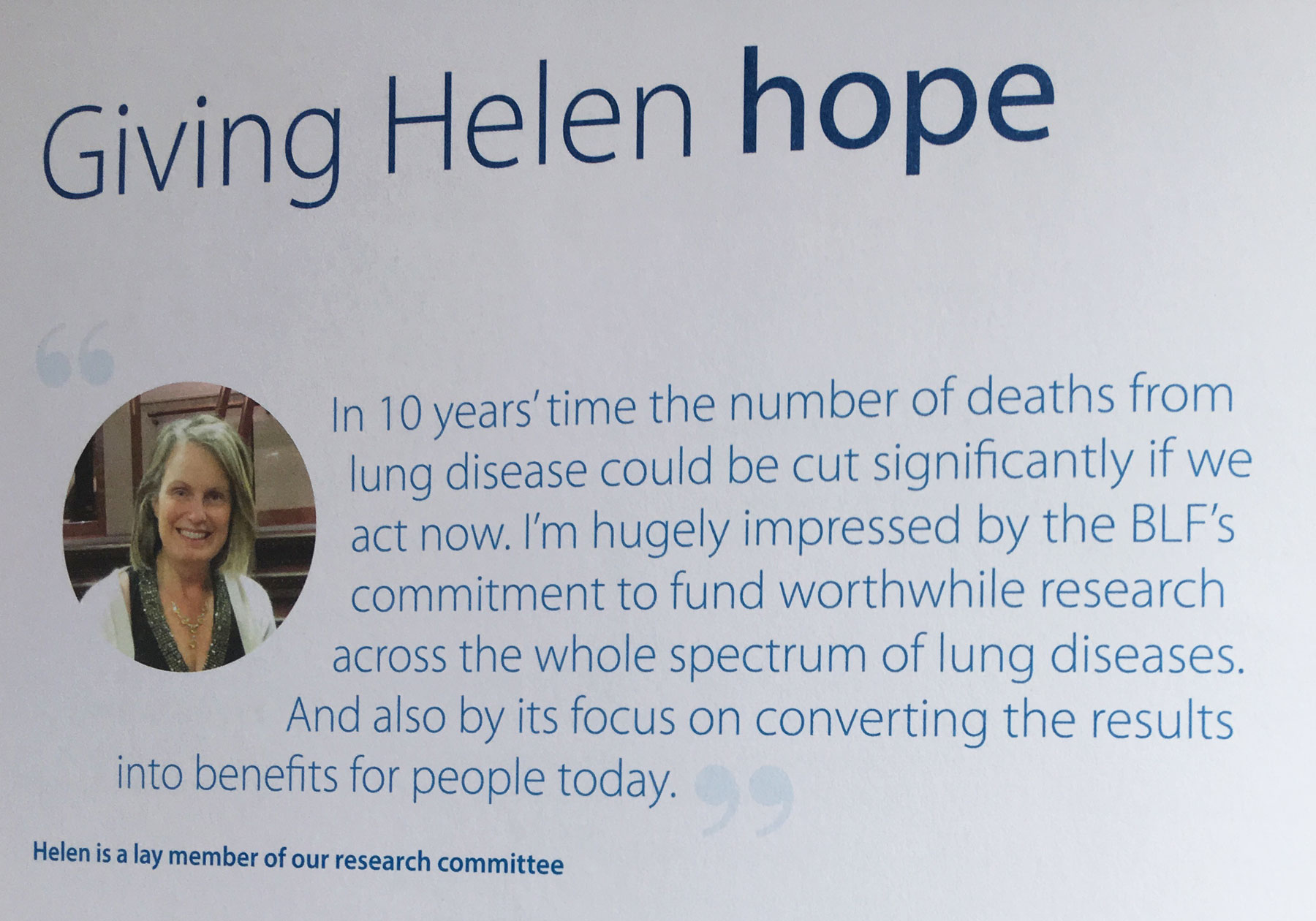 British Lung Foundation Annual Impact Report